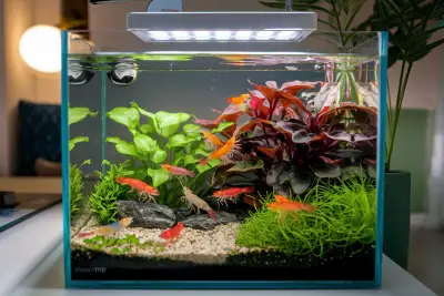 Nano Tank with Shrimp