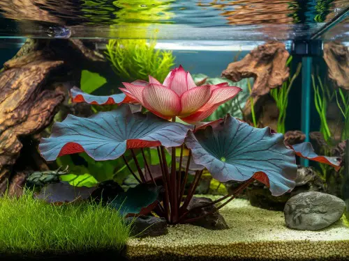Nymphaea Lotus (Red Tiger Lotus)
