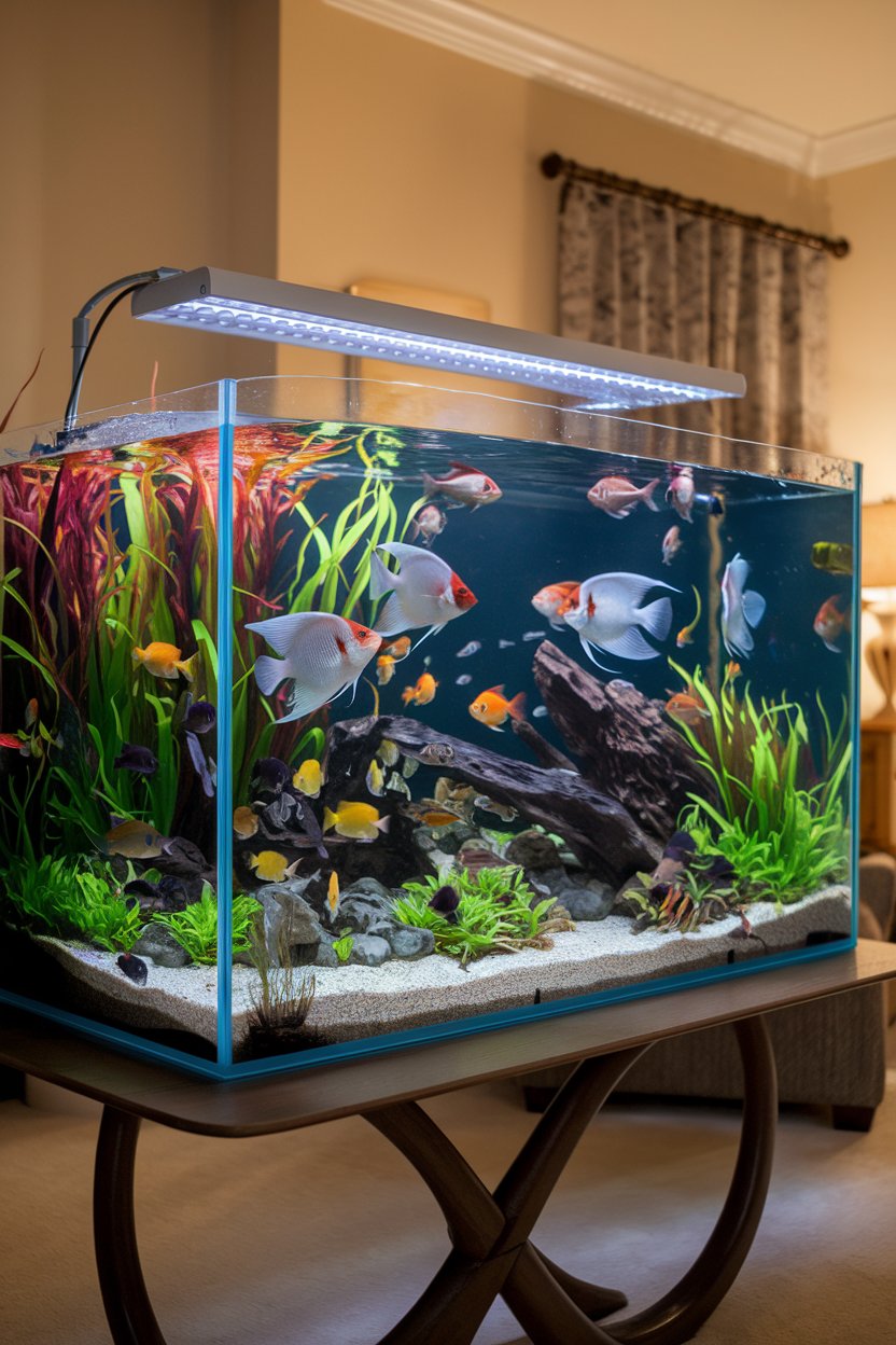 Angelfish and Tetra Combo
