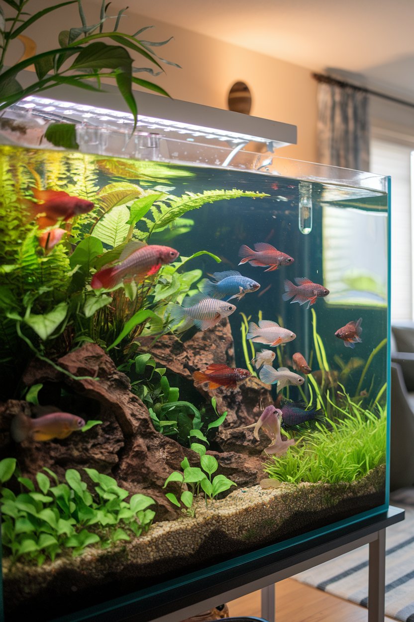 Betta Sorority And Tank Mates
