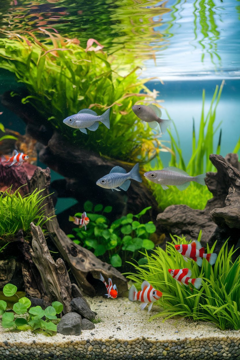 Gourami and Loach Tank