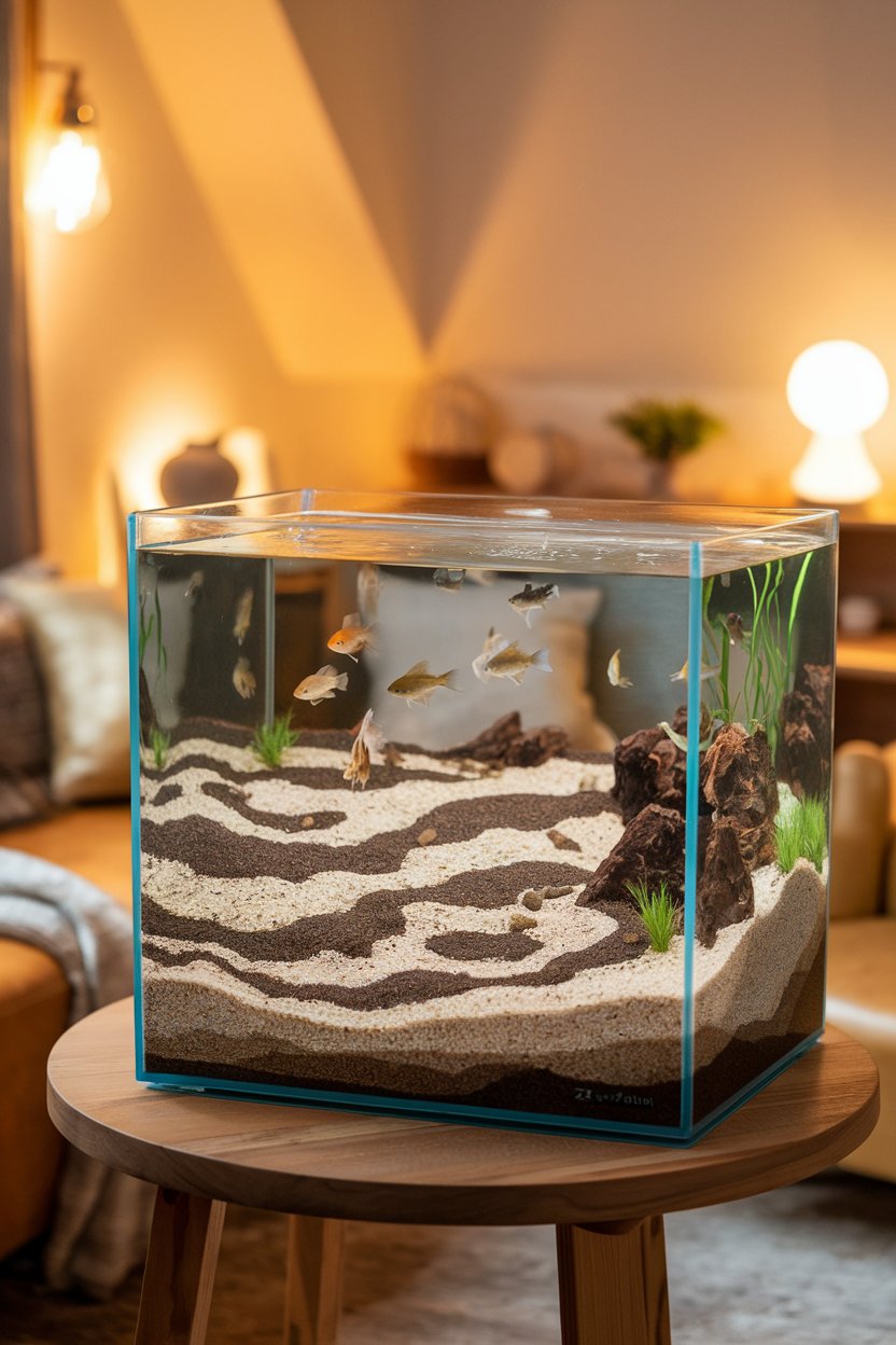 Sand and Gravel Layering